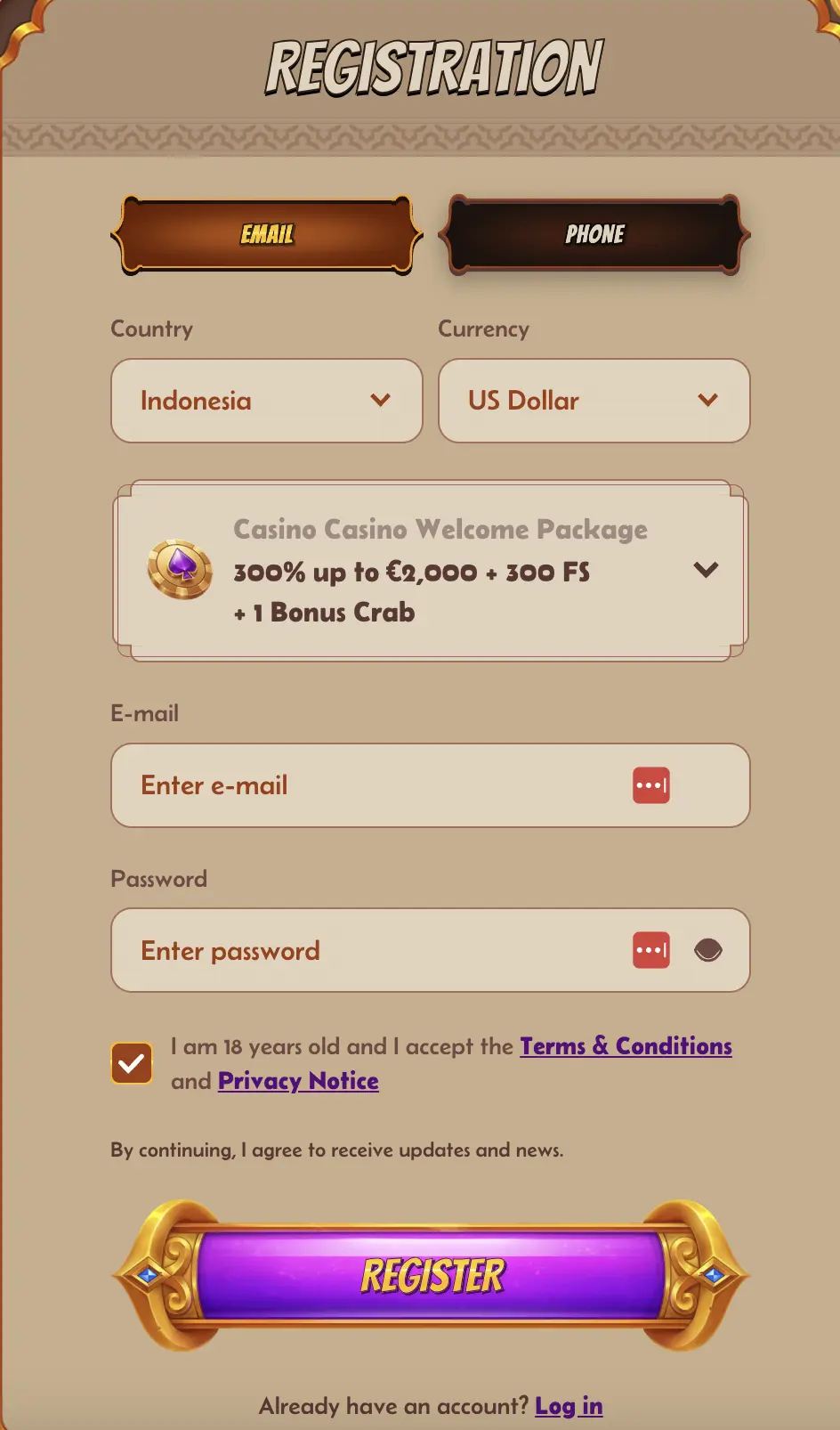 alawin casino registration
